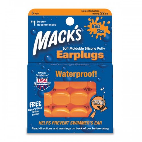 купить беруши Waterproof Mack's Kids size Silicone